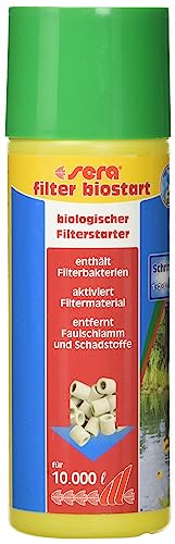 sera pond filter biostart 250 ml - Für die sofortige biologische Aktivierung der Filtermedien Biologischer Filterstarter Aktiviert Filtermaterial Entfernt Faulschlamm sera pond filter biostart 250 ml - Für die sofortige biologische Aktivierung der Filtermedien Biologischer Filterstarter Aktiviert Filtermaterial Entfernt Faulschlamm von sera
