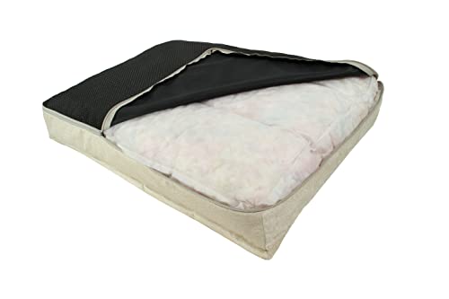sesto senso Premium Ersatzbezug Abnehmbarer Bezug Hund Katze Reißverschluss rutschfeste Unterseite Monolith 02 M 70x50 beige Ecru Elfenbein sesto senso Premium Ersatzbezug Abnehmbarer Bezug Hund Katze Reißverschluss rutschfeste Unterseite Monolith 02 M 70x50 beige Ecru Elfenbein von sesto senso