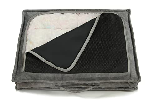 sesto senso Premium Ersatzbezug Abnehmbarer Bezug Hund Katze Reißverschluss rutschfeste Unterseite Terra 92 XL 120x70 grau Graphit sesto senso Premium Ersatzbezug Abnehmbarer Bezug Hund Katze Reißverschluss rutschfeste Unterseite Terra 92 XL 120x70 grau Graphit von sesto senso