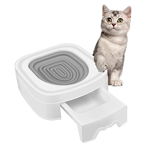 Kätzchen-Töpfchen-Trainingstoilette | Großraum-Katzentoilette - Haustierbedarf, Katzentöpfchen-Tablett, Katzentöpfchen-Trainer, Katzentoilette, Trainieren Sie Ihre Katze, die Toilette zu Shangjia von shangjia