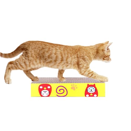 Katzenkratzer aus Pappe | Kratzunterlage für Kätzchen,Katzenkratzer aus Pappe zu Schutz von Möbeln, langlebige, recycelbare Kratzunterlage aus Pappe zum Ausruhen und Spielen Shenrongtong von Shenrongtong
