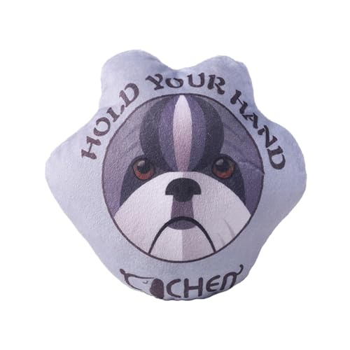 Shenrongtong Quietschspielzeug für Hunde - Welpenspielzeug im Hundepfoten-Design - Bissfestes, langlebiges, schönes Kau-Quietschspielzeug für die Interaktion mit Haustieren und die Gesellschaft von Shenrongtong