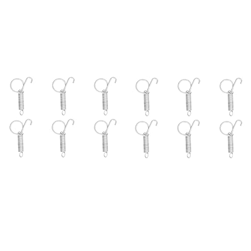 20PCS Käfig Tür Frühling Haken Metall Finger Frühling Latch Haken Befestigung Kaninchen Haustier Käfig Tür Landwirtschaft Ausrüstung (Großer Türhaken mit Federkäfig) von shenruifa