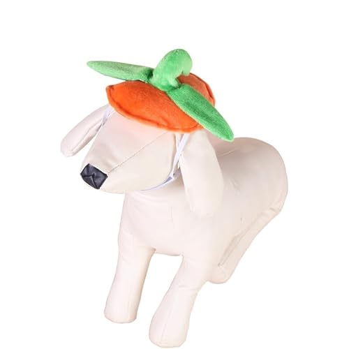 shenruifa Halloween Dog Reversible Kürbiskostüme Weich Warm Einstellbare Haustierkostüme für Cosplay -Partys Foto -Requisiten (Kürbishut) von shenruifa