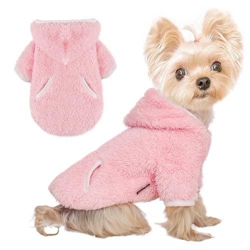 Hunde-Kapuzenpullover, Hundepullover, Winterkleidung für kleine Hunde, Jungen, Mädchen, Haustier-Kapuzenpullover für Hunde, kaltes Wetter, Hundemantel, Herbst-Hunde-Sweatshirt für Chihuahua, Yorkie, Hunde-Kapuzenpullover, Hundepullover, Winterkleidung für kleine Hunde, Jungen, Mädchen, Haustier-Kapuzenpullover für Hunde, kaltes Wetter, Hundemantel, Herbst-Hunde-Sweatshirt für Chihuahua, Yorkie, von shifenmei