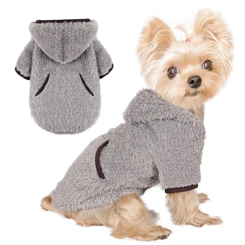 Hunde-Kapuzenpullover, Hundepullover, Winterkleidung für kleine Hunde, Jungen, Mädchen, Haustier-Kapuzenpullover für Hunde, kaltes Wetter, Hundemantel, Herbst-Hunde-Sweatshirt für Chihuahua, Yorkie, Hunde-Kapuzenpullover, Hundepullover, Winterkleidung für kleine Hunde, Jungen, Mädchen, Haustier-Kapuzenpullover für Hunde, kaltes Wetter, Hundemantel, Herbst-Hunde-Sweatshirt für Chihuahua, Yorkie, von shifenmei