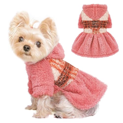Hundepullover, Hunde-Kapuzenpullover, Winterkleidung für kleine Hunde, Jungen, Mädchen, Haustier-Kapuzenpullover für Hunde, kaltes Wetter, Hundemantel, Herbst-Hunde-Sweatshirt für Chihuahua, Yorkie, von shifenmei