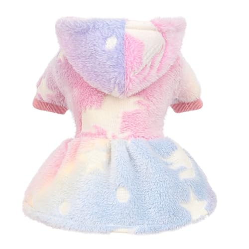 Hundepullover für kleine Hunde und Mädchen, nachtleuchtend, warmes Fleece-Hunde-Sweatshirt, niedliches Welpenkleid, Winter-Haustierpullover, Hundekleidung, Outfit für Chihuahua, Yorkie, Rosa, Größe Hundepullover für kleine Hunde und Mädchen, nachtleuchtend, warmes Fleece-Hunde-Sweatshirt, niedliches Welpenkleid, Winter-Haustierpullover, Hundekleidung, Outfit für Chihuahua, Yorkie, Rosa, Größe von shifenmei