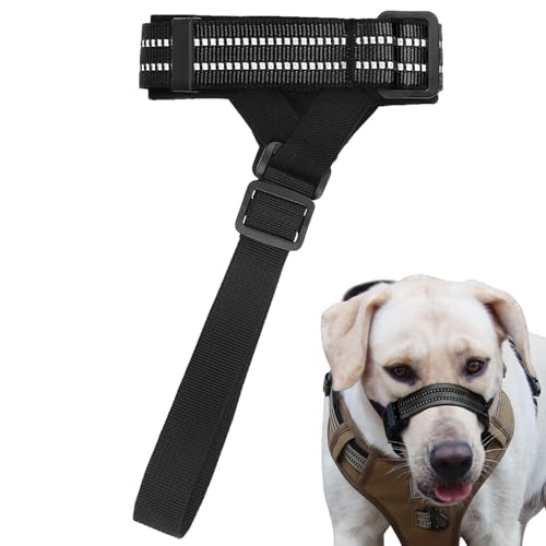 Hundemaulkörbe - Verstellbarer Hundemaulkorb mit reflektierendem Draht | Trainingszubehör für große Hunde für Zuhause, Spielen im Freien, Spazierengehen, Reisen, Fotografieren Shizuku von shizuku