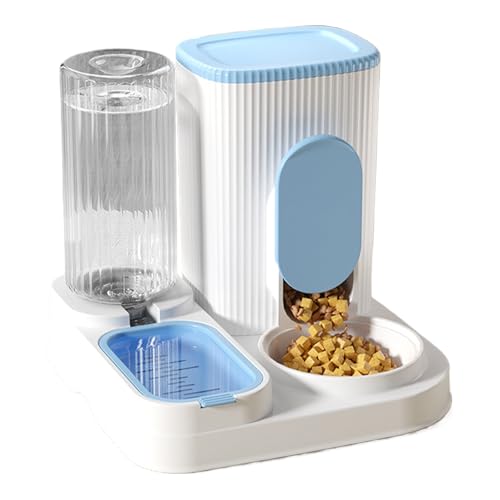 Automatic Pet Feeder for Cats and Puppies, Dry Food and Water Dispenser, Large Capacity with Removable Food and Water Bowls, Easy to Clean Design for Efficient Meal Serving von shjxi