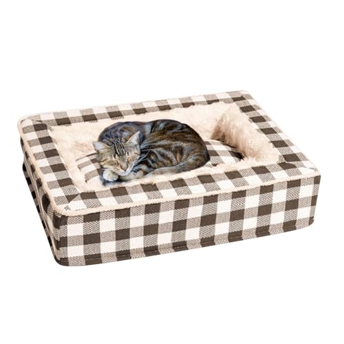 Bequemes Hundebett | Vielseitige Hundebetten groß | Anpassbare Hundebetten, mittelgroß, waschbar | Mittelgroßes Hundebett | Weiches Hundesofa im Schottenmuster, mittelgroße Hundebetten mit abnehmbaren Bequemes Hundebett | Vielseitige Hundebetten groß | Anpassbare Hundebetten, mittelgroß, waschbar | Mittelgroßes Hundebett | Weiches Hundesofa im Schottenmuster, mittelgroße Hundebetten mit abnehmbaren von shjxi