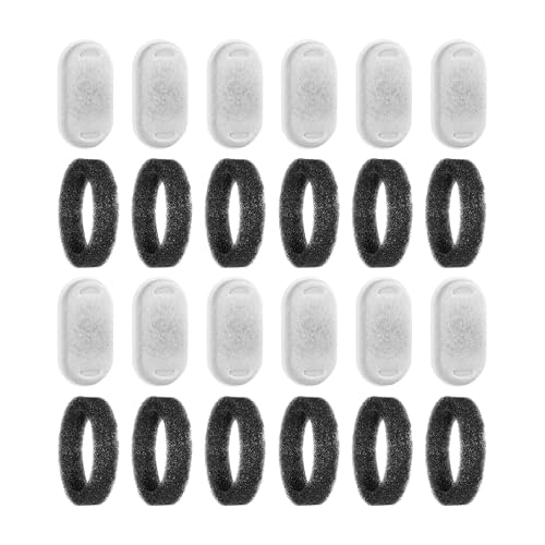 Cat Water Fountain Filter - 12 Pack Pet Pet Fountains Sieb für großes Wasser, Haarentfernung mit aktiviertem Kohlenstoff, Ersatzfilter für Katzen -Trinkbehälter, weiße Baumwolle, tägliche Verwendung Cat Water Fountain Filter - 12 Pack Pet Pet Fountains Sieb für großes Wasser, Haarentfernung mit aktiviertem Kohlenstoff, Ersatzfilter für Katzen -Trinkbehälter, weiße Baumwolle, tägliche Verwendung von shjxi