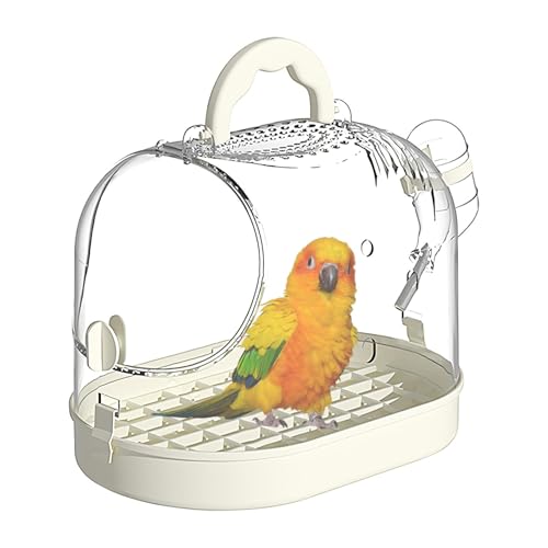 Großer Vogelkäfig, Vogelkäfig, rollender Vogelkäfig, leicht, einfach zu transportieren, mit facettierter Belüftung und leicht zu reinigender Bodenwanne für optimalen Vogel Großer Vogelkäfig, Vogelkäfig, rollender Vogelkäfig, leicht, einfach zu transportieren, mit facettierter Belüftung und leicht zu reinigender Bodenwanne für optimalen Vogel von shjxi
