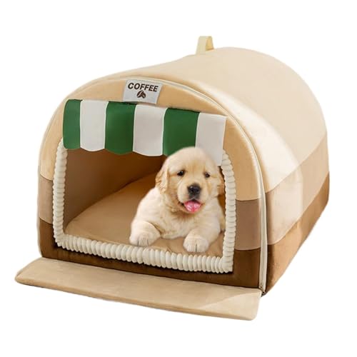 Haustier-Katzenhöhlenbett, 35 x 30 x 30 cm, rutschfestes Haustierhaus, waschbares Nestbett, bequemer Schlafbereich, abnehmbares Kissen, perfekt für Katzen und Welpen, mehrfarbig Haustier-Katzenhöhlenbett, 35 x 30 x 30 cm, rutschfestes Haustierhaus, waschbares Nestbett, bequemer Schlafbereich, abnehmbares Kissen, perfekt für Katzen und Welpen, mehrfarbig von shjxi