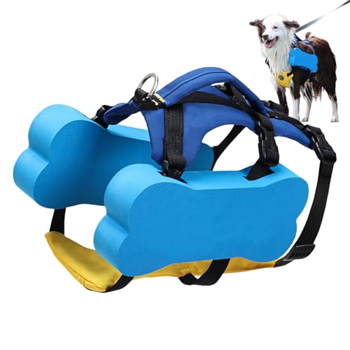 Interactive Life Jacket, Swim Waters Vest, Adjustable Lightweight Life Preserver with Rescue Handle Reflective Float Coat for Small, Medium, and Large Dogs Water Safety, 460g Interactive Life Jacket, Swim Waters Vest, Adjustable Lightweight Life Preserver with Rescue Handle Reflective Float Coat for Small, Medium, and Large Dogs Water Safety, 460g von shjxi