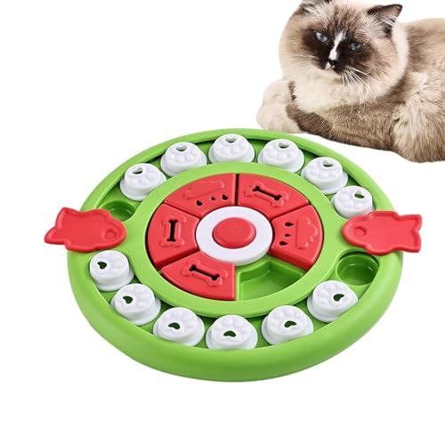 Katzenpuzzle Feeder - Hundefutter Puzzle Anti Erbrechen Langsam Füttern Katzenspielzeug - Hundespielzeug, um sie beschäftigt zu halten, Katzenplatte Labyrinth, Hundepuzzles für Smart Dogs von shjxi