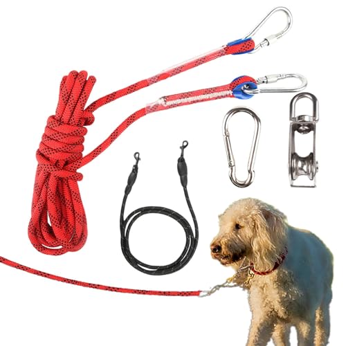 Lange Leinen für Hunde im Freien, drehbare Hinterhof-Hundeleine, lange Trainingsleine, tragbares Hunde-Außenkabel für Camping, Parks, Höfe, Gärten Lange Leinen für Hunde im Freien, drehbare Hinterhof-Hundeleine, lange Trainingsleine, tragbares Hunde-Außenkabel für Camping, Parks, Höfe, Gärten von shjxi