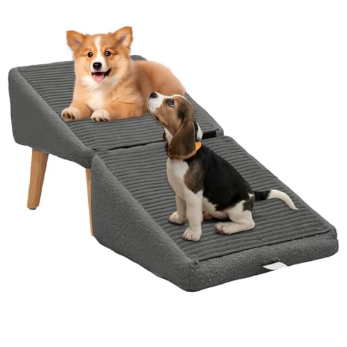 Pet Ramp, Non-Slip Dog Steps, Lightweight Puppy Furniture, Easy Access for Bed, Sofa, Vehicle, Reusable Kitten Supplies, Portable for High Surfaces More Pet Ramp, Non-Slip Dog Steps, Lightweight Puppy Furniture, Easy Access for Bed, Sofa, Vehicle, Reusable Kitten Supplies, Portable for High Surfaces More von shjxi