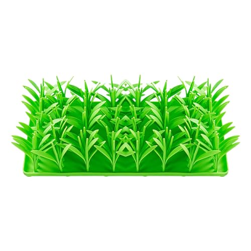Pet Snuffle Mat | Interaktive Schnüffelmatten | Schnüffelmatte für Hunde | Premium Silikongras, sichere Saugnäpfe für verbessertes Fütterungserlebnis und geistige Stimulation bei Hunden von shjxi