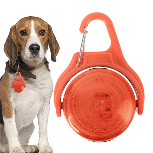 Wiederaufladbare Hund Wanderlicht | LED Clip-auf-Halskette für Hunde | Anti-Fall Shell Sicherheitslicht für Bergsteigen, Camping und Nachtlaufen | wiederaufladbare Sicherheitsleuchte für Haustiere von shjxi