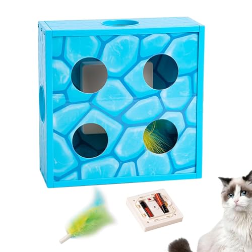 shjxi Automatische Feder Teasing Maschine, Interaktives Katzenfederspielzeug, Federrotation Labyrinth, Lustiges Katzenspielzeug, Intelligente Feder Teasing Katzenspielzeug Automatische Pet shjxi Automatische Feder Teasing Maschine, Interaktives Katzenfederspielzeug, Federrotation Labyrinth, Lustiges Katzenspielzeug, Intelligente Feder Teasing Katzenspielzeug Automatische Pet von shjxi