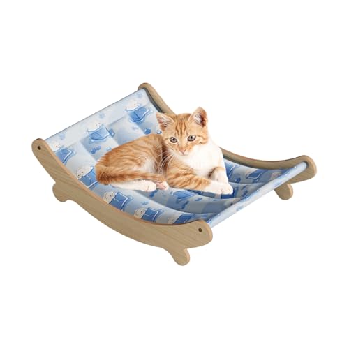 shjxi Cat Chair, Washable Pet Hammock Bed, Breathable Mesh Design, Easy to Clean, Gray Finish, Excellent for Living Room, Balcony, Work, Apartment, Outdoor Relaxation, Travel shjxi Cat Chair, Washable Pet Hammock Bed, Breathable Mesh Design, Easy to Clean, Gray Finish, Excellent for Living Room, Balcony, Work, Apartment, Outdoor Relaxation, Travel von shjxi