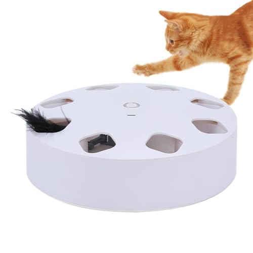 shjxi Interactive Cat Toy, Cat Toy, Cat Feather Toy, Cat Exercise Toys Whack Game, Rechargeable Interactive Toys with 7 Holes, Kitten Toys, Cat Games Feather Toy for Bored Indoor Cats shjxi Interactive Cat Toy, Cat Toy, Cat Feather Toy, Cat Exercise Toys Whack Game, Rechargeable Interactive Toys with 7 Holes, Kitten Toys, Cat Games Feather Toy for Bored Indoor Cats von shjxi