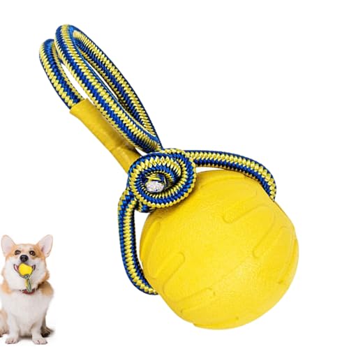 shjxi Interactive Dog Ball, Tough Chew Training Toy, Interactive Pet Play Ball, Teething Rope Knots, Bite Resistant Design, for Aggressive Chewers, Exercise, and Outdoor Fun shjxi Interactive Dog Ball, Tough Chew Training Toy, Interactive Pet Play Ball, Teething Rope Knots, Bite Resistant Design, for Aggressive Chewers, Exercise, and Outdoor Fun von shjxi