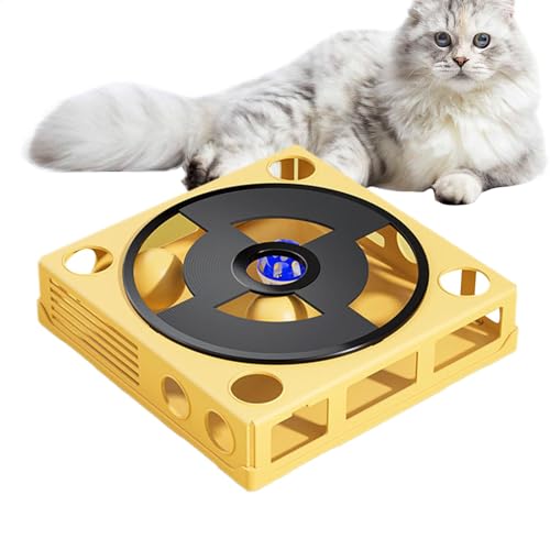 shjxi Katzenfutter-Puzzle, Strategiespiel, Leckerli-Labyrinth-Box, Phonograph, interaktives Spielzeug, Leitwand für gelangweilte Indoor-Tiere, einfach zu bedienen und zu reinigen, für von shjxi