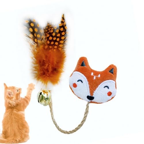 Katzenminze-Spielzeug | Katzenminze Plüschtiere | Federglocke Interaktives Katzenspielzeug Kätzchenspielzeug | Plüsch-Katzenspielzeug | Katzenminze Kauspielzeug Weiches Kissen Unterhaltung für Katzenminze-Spielzeug | Katzenminze Plüschtiere | Federglocke Interaktives Katzenspielzeug Kätzchenspielzeug | Plüsch-Katzenspielzeug | Katzenminze Kauspielzeug Weiches Kissen Unterhaltung für von shjxi