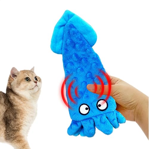 shjxi Kauspielzeug für Hunde, Tintenfisch, buntes interaktives Kauspielzeug, 25 cm, lustiges Kauspielzeug für Hunde, niedliches Haustierzubehör für Zuhause und Reisen, ansprechendes interaktives shjxi Kauspielzeug für Hunde, Tintenfisch, buntes interaktives Kauspielzeug, 25 cm, lustiges Kauspielzeug für Hunde, niedliches Haustierzubehör für Zuhause und Reisen, ansprechendes interaktives von shjxi