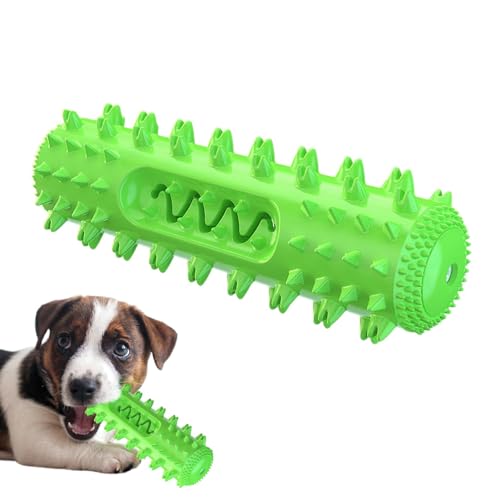 shjxi Quietschspielzeug für Hunde, Kauspielzeug, Quietschstab, Kaustab, robust, interaktiv, Gummi-Zahnbürstenstab für kleine, mittelgroße und große Hunderassen von shjxi