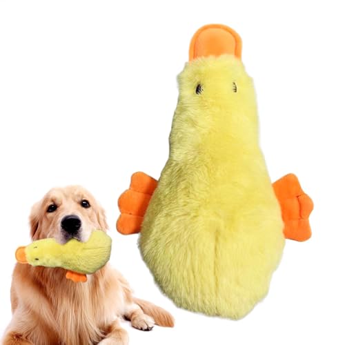 shjxi Squeaky Duck for Dogs, Stuffed Plush Chew Toy, Wear-Resistant Design, Interactive Play, Soft & Safe, for Small Pets, Puppy Training, Gift for Pet Lovers shjxi Squeaky Duck for Dogs, Stuffed Plush Chew Toy, Wear-Resistant Design, Interactive Play, Soft & Safe, for Small Pets, Puppy Training, Gift for Pet Lovers von shjxi