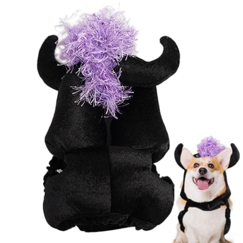 shpuuyy Halloween-Haustier-Kostüme, verstellbarer Katzenumhang, Hexenhut, Kostüme, Halloween-Hundekleidung, Hexenhund, Zauberer-Outfit, bequemes Halloween-Hundekostüm für Halloween shpuuyy Halloween-Haustier-Kostüme, verstellbarer Katzenumhang, Hexenhut, Kostüme, Halloween-Hundekleidung, Hexenhund, Zauberer-Outfit, bequemes Halloween-Hundekostüm für Halloween von shpuuyy