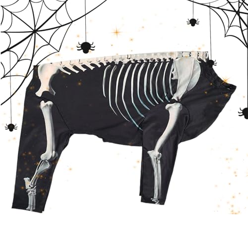 shpuuyy Halloween Kostüme Für Hunde | Hund Skelett Sweatshirt | Welpen Ganzkörperkostüm Für Alltag Feiern Reisen Freunde Zuhause shpuuyy Halloween Kostüme Für Hunde | Hund Skelett Sweatshirt | Welpen Ganzkörperkostüm Für Alltag Feiern Reisen Freunde Zuhause von shpuuyy
