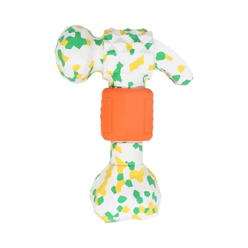 shpuuyy Hammer-Kauspielzeug für Hunde, Gummi-Welpen-Zahnspielzeug, Anreicherungsspielzeug für Haustiertraining, Zahnreinigung, Spielen und Kauen shpuuyy Hammer-Kauspielzeug für Hunde, Gummi-Welpen-Zahnspielzeug, Anreicherungsspielzeug für Haustiertraining, Zahnreinigung, Spielen und Kauen von shpuuyy