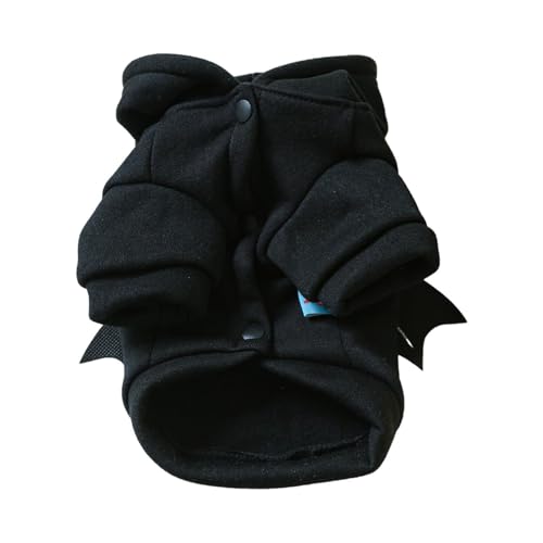shpuuyy Haustier-Halloween-Kostüme, Schwarze -Kostüme, Halloween-Hunde-Kapuzenpullover, Coole Kleidung für Festival, Halloween, Welpen, Katzen von shpuuyy