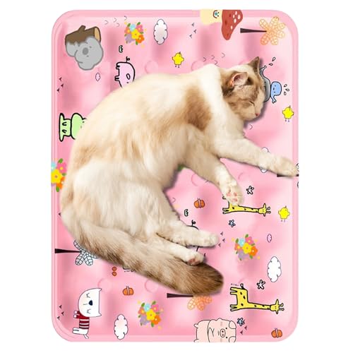 shpuuyy Haustier-Kühlmatten für Hunde, tragbar, kühles Welpen-Pad, 40,6 x 50,8 cm, rutschfest, faltbar, waschbar, Hunde-Kühlmatte für Outdoor-Bett, Sofa shpuuyy Haustier-Kühlmatten für Hunde, tragbar, kühles Welpen-Pad, 40,6 x 50,8 cm, rutschfest, faltbar, waschbar, Hunde-Kühlmatte für Outdoor-Bett, Sofa von shpuuyy