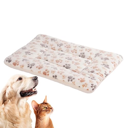 shpuuyy Hundebett, Katzenmatte, Bett, Winter, 79,5 x 54,8 cm, warm, verdickt, Haustierschlafsack, weiche Katzenbetten, Möbel, waschbar, Hundehütte für Innenräume, Katzen, Welpen, Tierliebhaber von shpuuyy