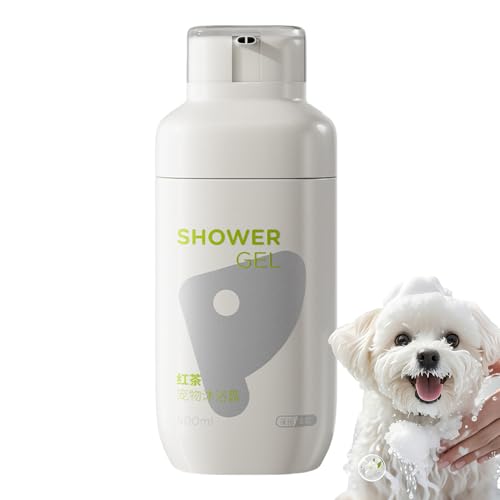 shpuuyy Hundeshampoo - 500 ml Shampoo zur Tiefenreinigung für Hunde | Effektive Geruchskontrolle gegen Welpengeruch für Hunde von shpuuyy