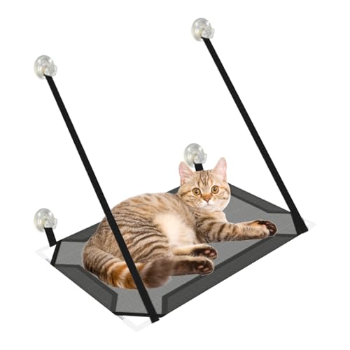 shpuuyy Katzenhängematte für | Saugnapf Sitzbett für Hauskatzen | Haustier Schlafplatz hänges Für Balkon Wohnzimmer Schlafzimmer shpuuyy Katzenhängematte für | Saugnapf Sitzbett für Hauskatzen | Haustier Schlafplatz hänges Für Balkon Wohnzimmer Schlafzimmer von shpuuyy