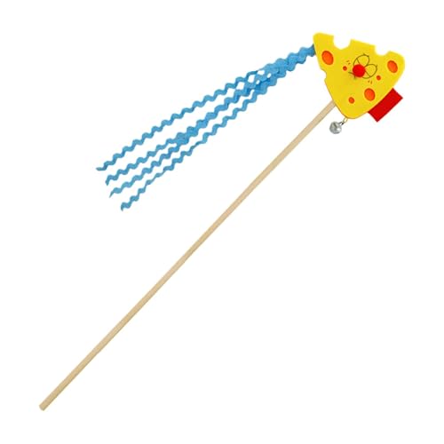 shpuuyy Katzenstab-Spielzeug, buntes Katzenquasten-Spielzeug mit Glocken, 54 cm, interaktives Spielzeug für Haustiere, Katzenschnurspielzeug für kleine, mittelgroße und große Rassen shpuuyy Katzenstab-Spielzeug, buntes Katzenquasten-Spielzeug mit Glocken, 54 cm, interaktives Spielzeug für Haustiere, Katzenschnurspielzeug für kleine, mittelgroße und große Rassen von shpuuyy