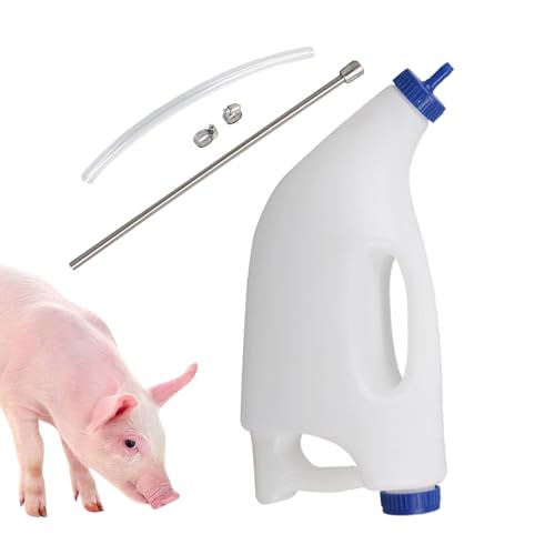 4L Kalb Feeder Kalb Bauernhof Tiere Milchflasche, Fütterung Wasserflasche mit Bauchschlauch, Füttern für Stillen, für Ziegen, Lämmer, Welpen von shuhauk