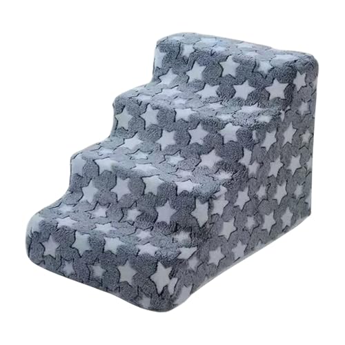 shuhauk Hundetreppe für Bett, Katzentreppe für Fahrzeug, abnehmbare Haushaltskätzchenrampe für Welpen, Katzen, Wohnzimmer, Schlafzimmer, Arbeitszimmer, Fensterbank, Sofa, Bett, Haustiere von shuhauk