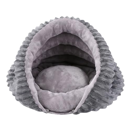 shuhauk Katzenhöhlenbett, gemütliches Katzennest für den Innenbereich, rutschfestes, gemütliches Nest mit Tunnel, Balkon für Zuhause, Schlafen, Reisen, Outdoor, Schlafzimmer, Weihnachten, drinnen shuhauk Katzenhöhlenbett, gemütliches Katzennest für den Innenbereich, rutschfestes, gemütliches Nest mit Tunnel, Balkon für Zuhause, Schlafen, Reisen, Outdoor, Schlafzimmer, Weihnachten, drinnen von shuhauk
