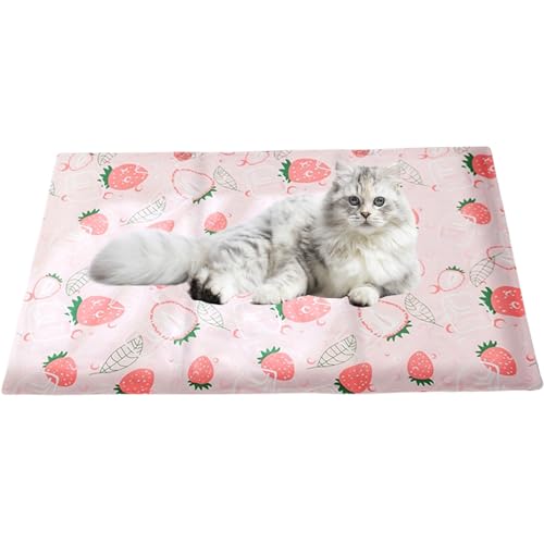 shuhauk Kühlbetten für Katzen, Spielkissen für Haustiere | Waschbare Bettwäsche für Kätzchen, tragbare rutschfeste Matratze für Camping, Indoor, Outdoor, Welpenreisen von shuhauk
