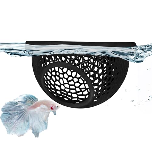sicutoz Schwimmende Betta Hide & Garnelenhöhle - 3D-gedruckte Aquarium-Dekoration, multifunktionale Hängematte, Futterring & Ruheplatz für Betta, Garnelen und kleine Haustiere (PLA, umweltfreundlich) sicutoz Schwimmende Betta Hide & Garnelenhöhle - 3D-gedruckte Aquarium-Dekoration, multifunktionale Hängematte, Futterring & Ruheplatz für Betta, Garnelen und kleine Haustiere (PLA, umweltfreundlich) von sicutoz