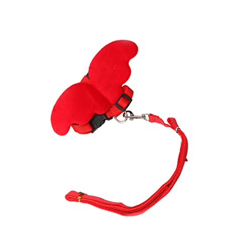 siduytin Engelsflügel Kaninchengeschirr, Katze, Kätzchen, Haustierleine, Outdoor Training, Zugseil, Hamster, Gehleine, Kleidung, Henne, Rot, XS siduytin Engelsflügel Kaninchengeschirr, Katze, Kätzchen, Haustierleine, Outdoor Training, Zugseil, Hamster, Gehleine, Kleidung, Henne, Rot, XS von siduytin