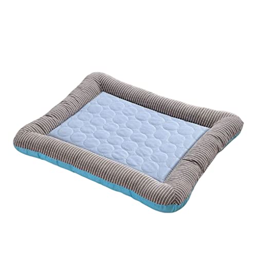 siduytin Hund Folding Cooling Atmungsaktiv Komfortable Matte Pad Mehrzweck Bettwäsche Haushalt Heimtierbedarf Sommer Schlafen, Blau, S siduytin Hund Folding Cooling Atmungsaktiv Komfortable Matte Pad Mehrzweck Bettwäsche Haushalt Heimtierbedarf Sommer Schlafen, Blau, S von siduytin