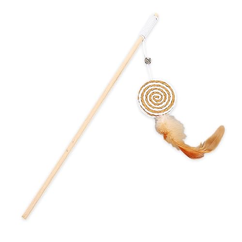 siduytin Interaktiver Katzenstab, langlebig und langlebig für endlosen Spaß, Holz Katzenspielzeug, Katzenspielzeug, sicher und ungiftig, niedlich, praktisch, Kuchen siduytin Interaktiver Katzenstab, langlebig und langlebig für endlosen Spaß, Holz Katzenspielzeug, Katzenspielzeug, sicher und ungiftig, niedlich, praktisch, Kuchen von siduytin